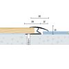 30×20 mm | Prechodový flexi profil vŕtaný