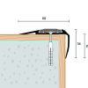 60×34 mm | Schodová hrana vŕtaná s PVC vložkou