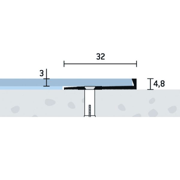 812-5_up-32x4-8x3-v-1 32×4,8×3 mm | Ukončovací profil vŕtaný
