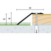 52x24x22 mm | Ukončovací profil vŕtaný