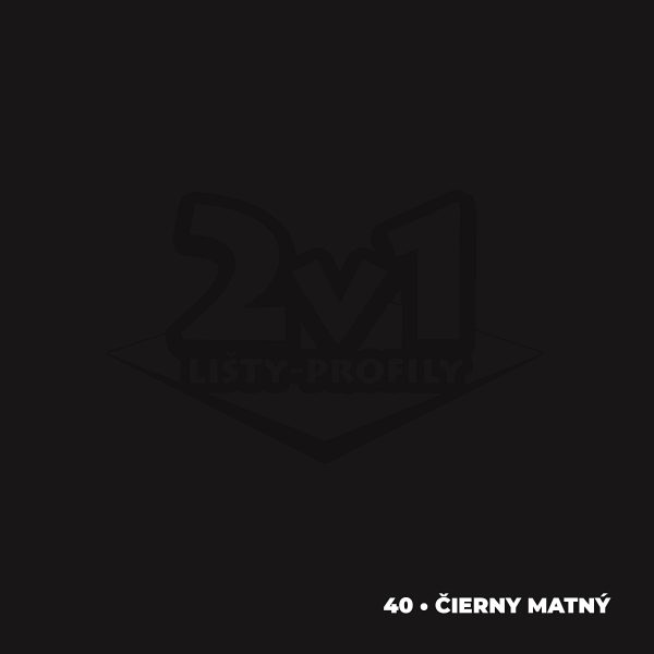 881-6_40-cierny-matny 24,5×20 mm | Schodová hrana samolepiaca