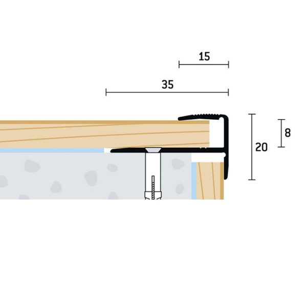 950-22_35x20x8-mm-schodovy-profil 35x20x8 mm | Schodový profil