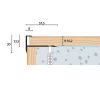 37,5x20x9-10,2 mm | Schodový profil vŕtaný