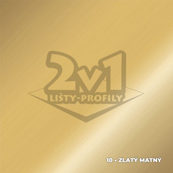 962-2_10-zlaty-matny 47x39x5-5,5 mm | Schodový profil vŕtaný